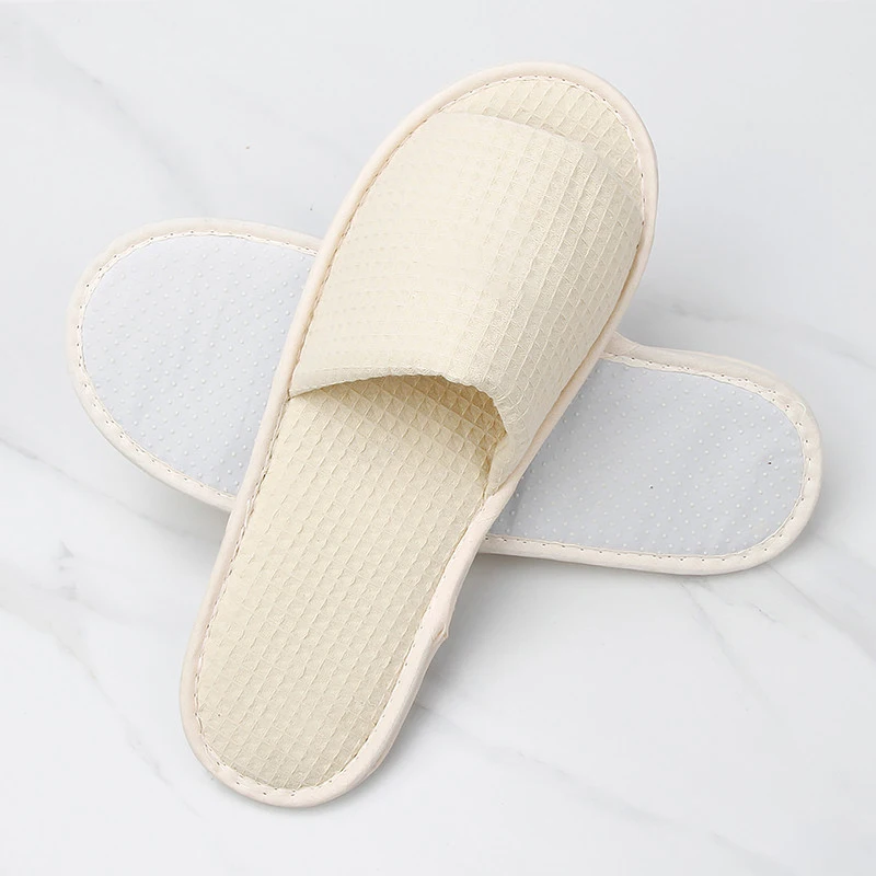 Luxury Hotel Spa Slip-On Waffle Eva Sole Hotel Amenities Hotel Room Slippers