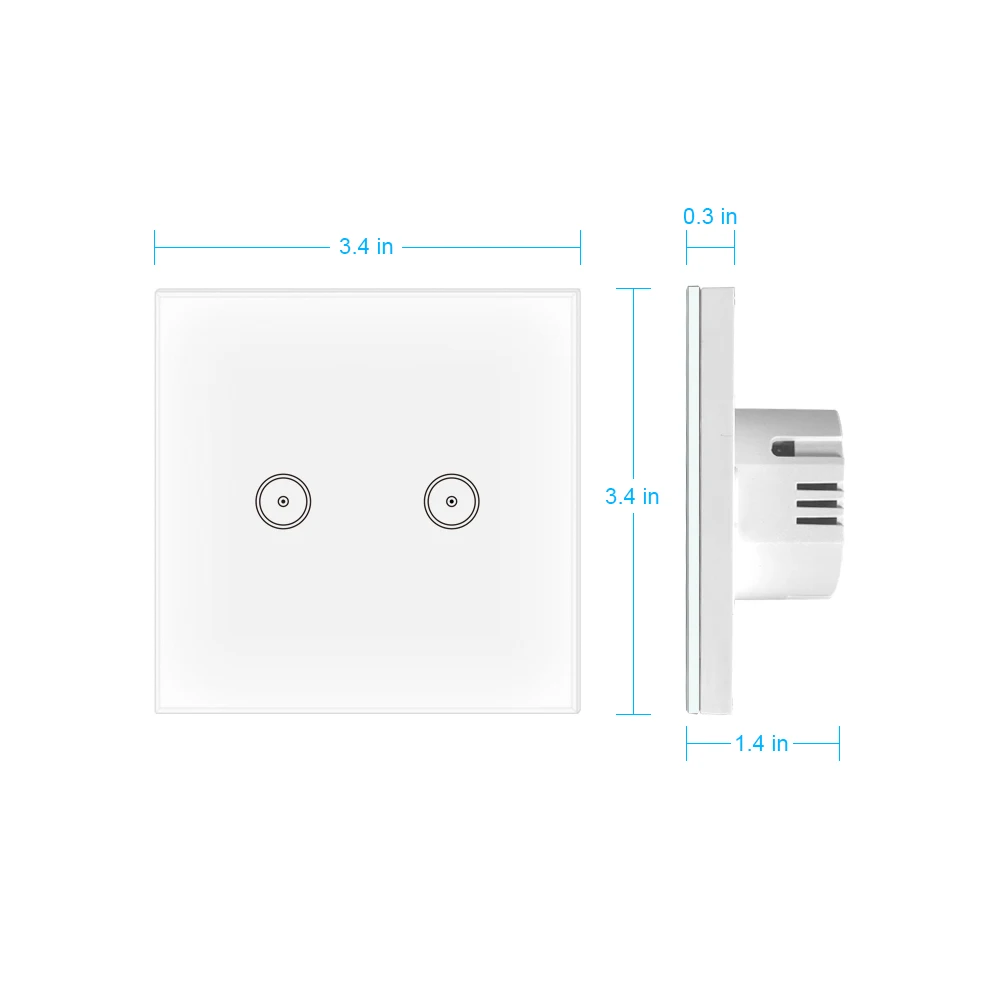 MXQ Hot Sale tuya smart life Wifi light switch for smart home