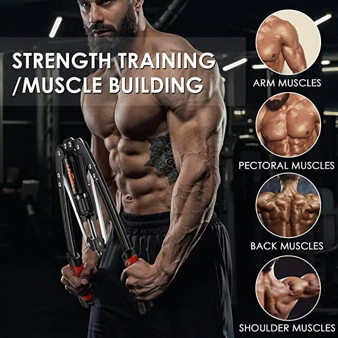 ZT Twister Arm Exerciser - Adjustable 22-440lbs Hydraulic Power/Home Chest Expander/Shoulder Muscle Training Fitness Equipment