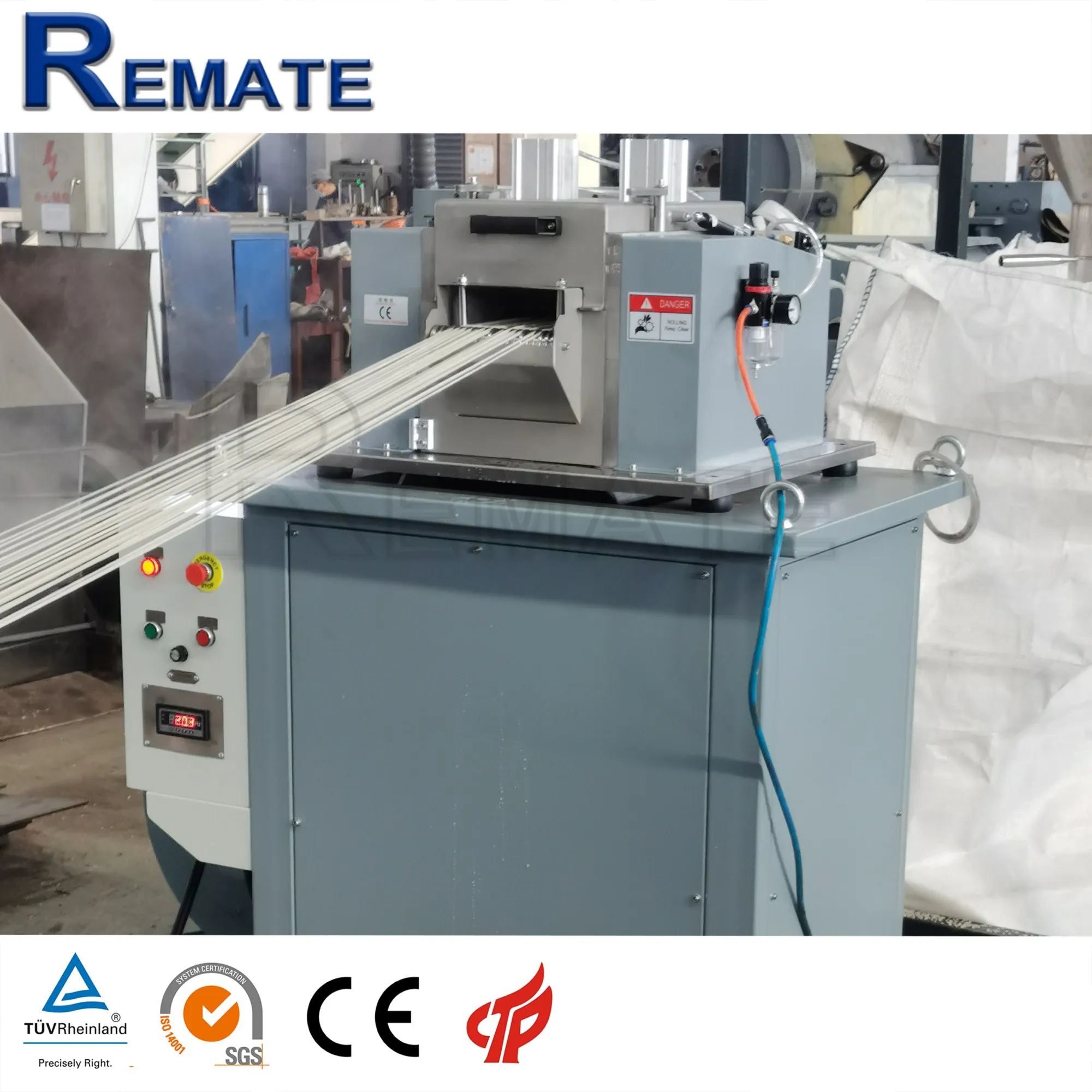 150kg  EVA PU foam  strand recycling line machines for shoe sole and sofa mattress from remate