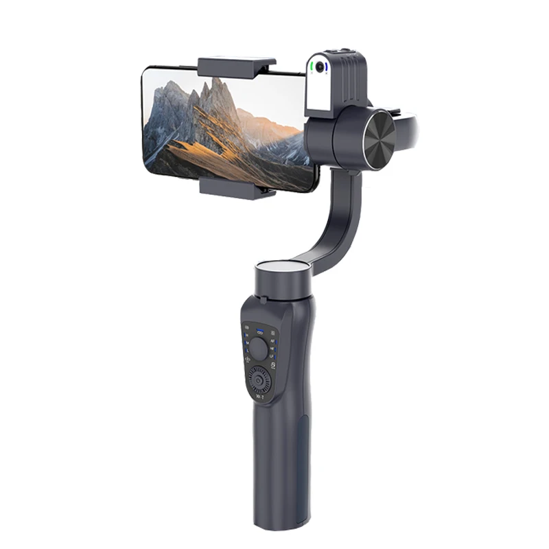 2024 новый тип S5Bpro 3 оси AI Gimbal 360 вращение для отслеживания лица Мобильный телефон стабилизаторы с заполняющим светом смартфона
