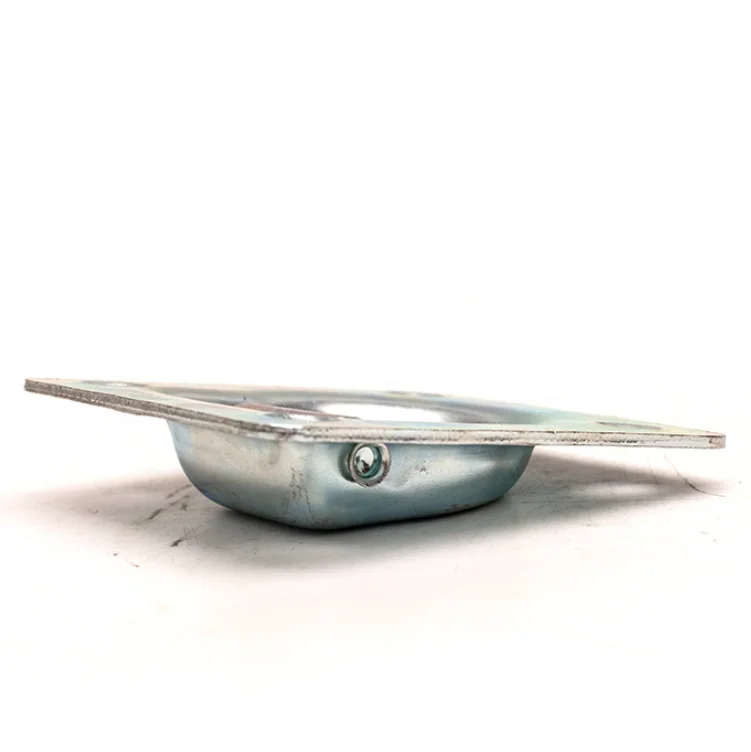 Zinc Plated Surface Floor Mount Rope Truck Tie Down Lashing D Ring