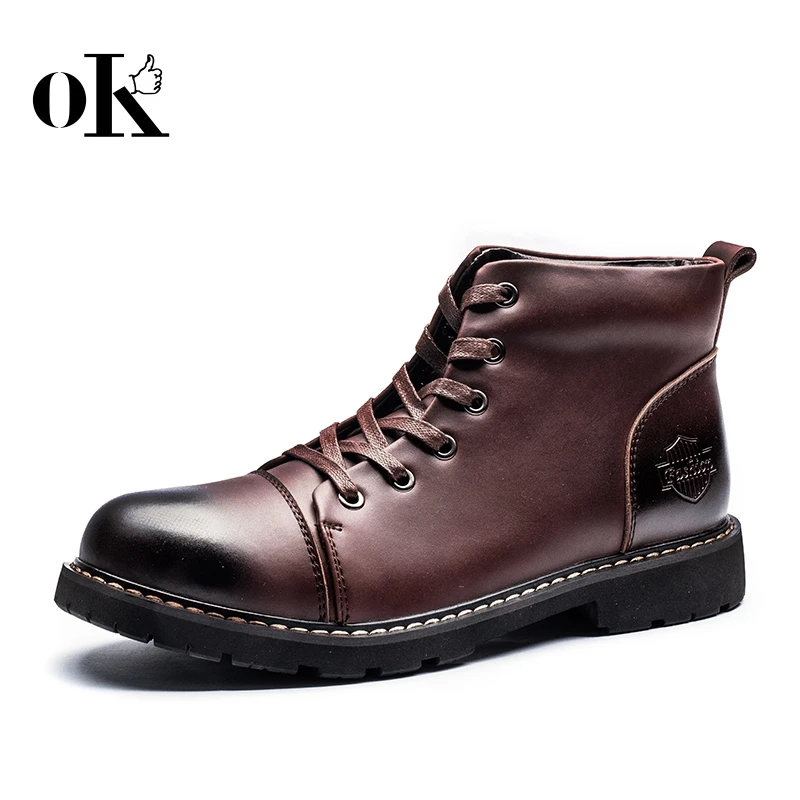 2017 new design men fashion motorcycle desert boots shoes