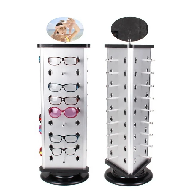 Wholesale Fashionable Rotating Countertop Eyewear Glasses Acrylic Display Stand Sunglasses Display Shelf