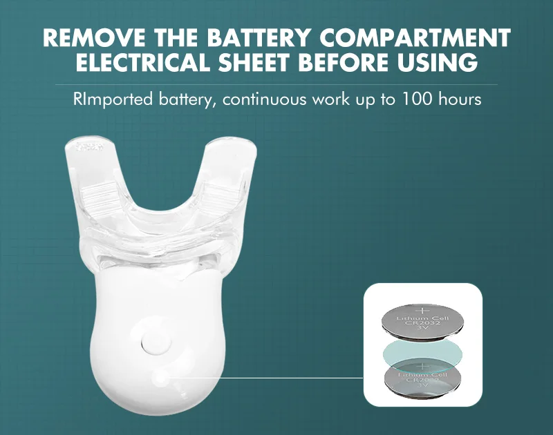 Dental Teeth Whitening Built-in 6 LED Accelerator Light Mini LED Teeth Whitening Lamp Teeth Bleaching Laser Machine