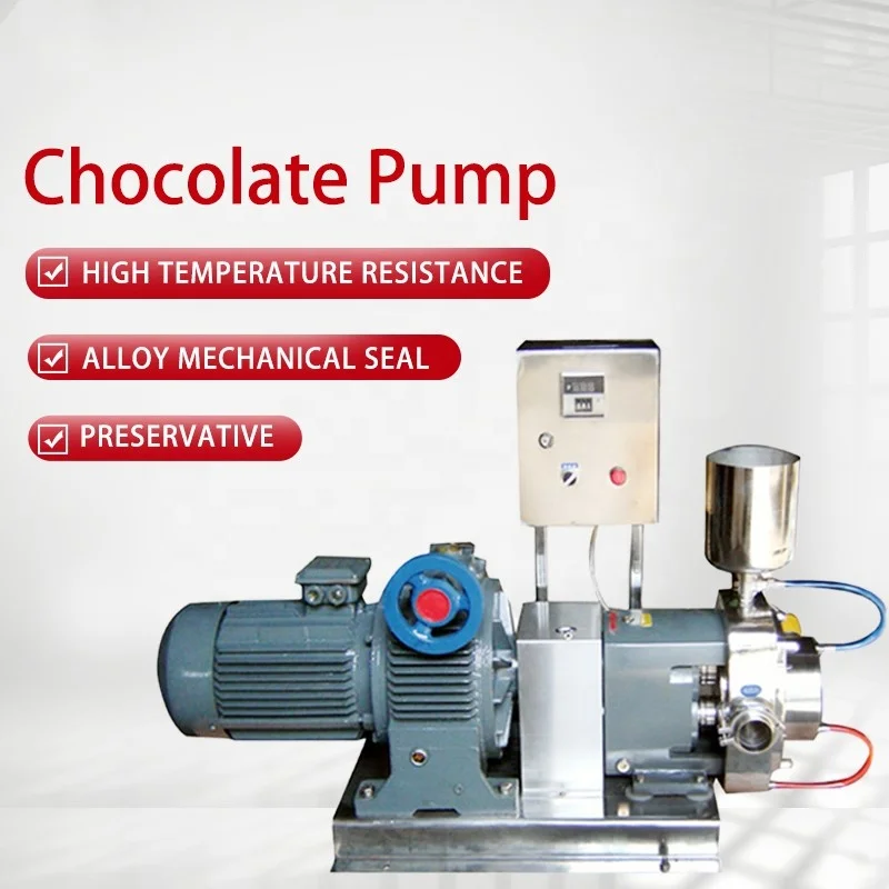 Automatic Chocolate Rotary Lobe Pump Cheese Sauce Transfer Pump