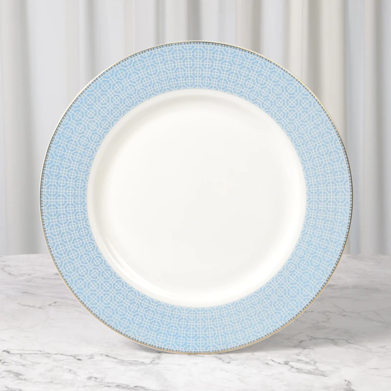 Factory direct dinnerware sets fine bone china dinner set high quality Eco-friendly with excellent designs shining golden line
