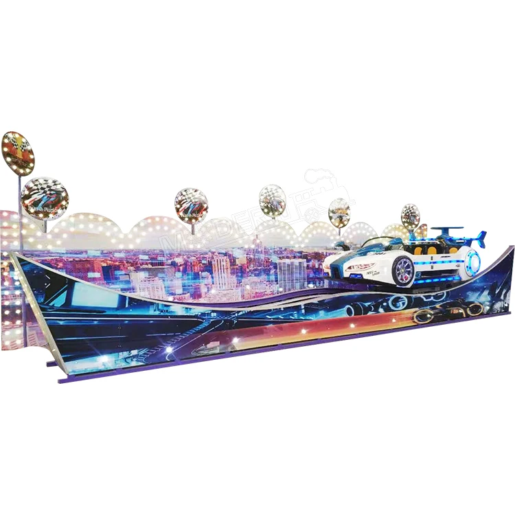 ChinaBest Price Indoor Kiddie Amusement Rides Rotating Flying Car Electric Single Track Mini Swing Car