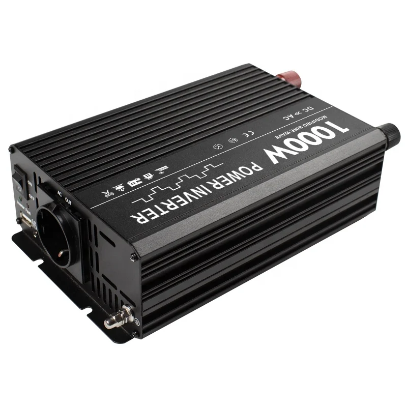 New energy 12v 220v 1000w power inverter car modified sine wave inverter