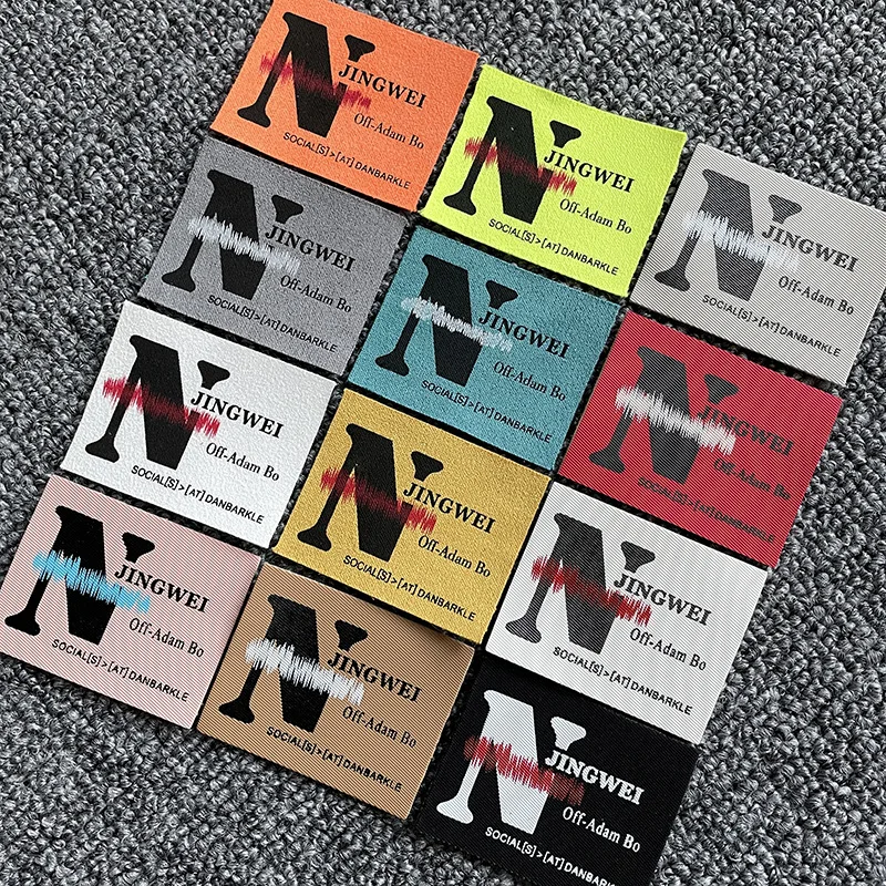 Jeans Clothing Labels Manufacturer Custom Logo Embossed Real Genuine Leather Patches for Pants