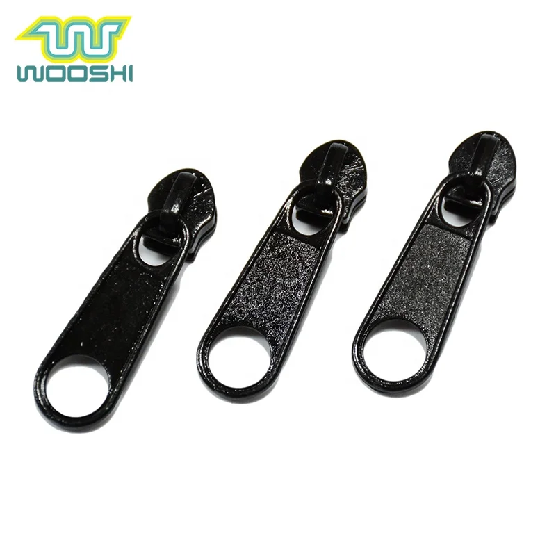  Slider large highly polished zipper metal slider with Zipper for garment