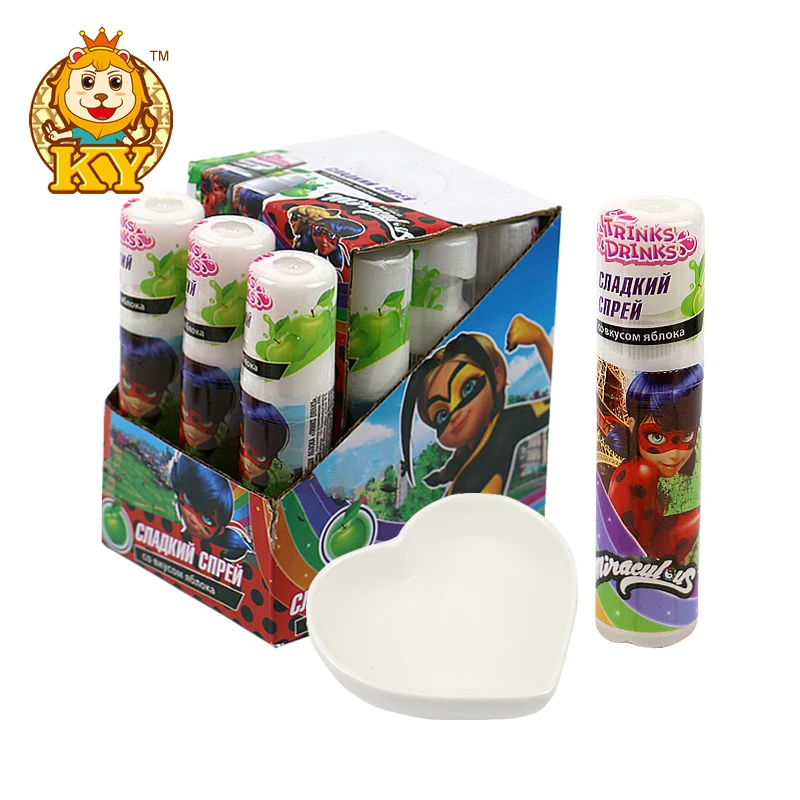 Wholesale fruity jam spray sour liquid candy sweets