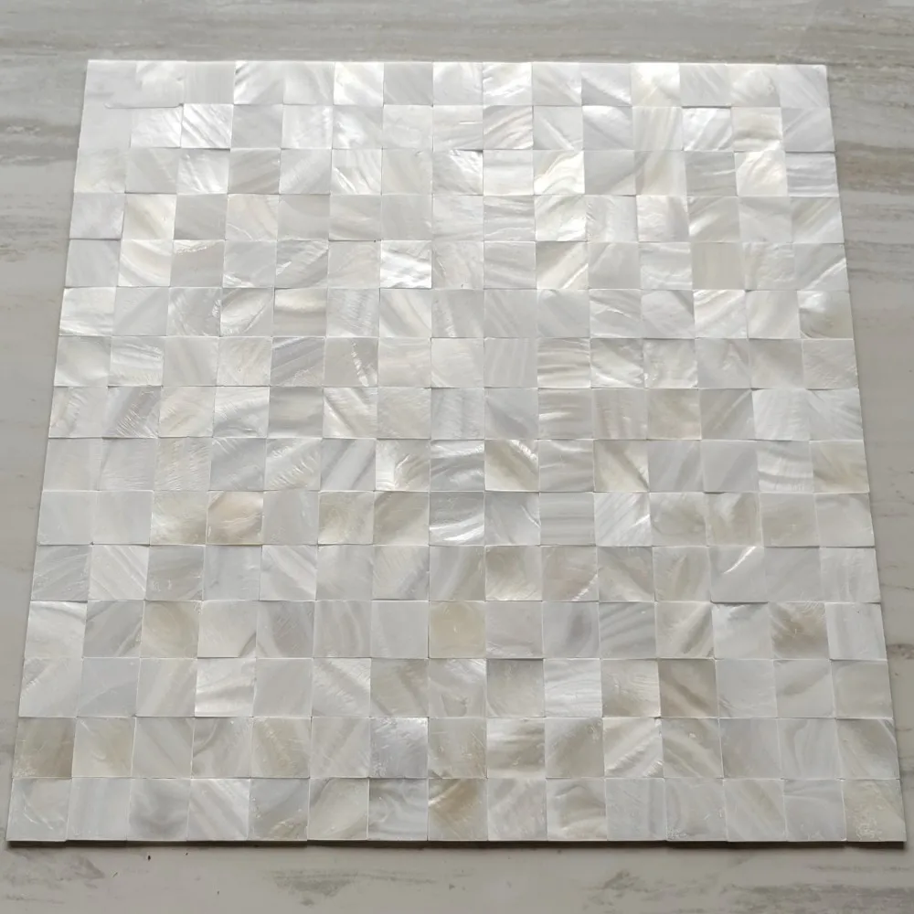 Natural Super White Seamless Mother Of Pearl Shell Mosaic Tiles Sheet Kitchen Backsplash