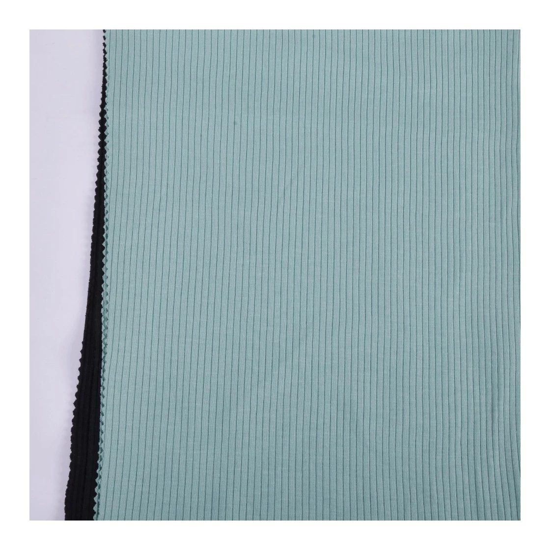 58 Cotton 38 Rayon 4 Spandex  Soft 5x2 Rib  Fabric For New Style Garment
