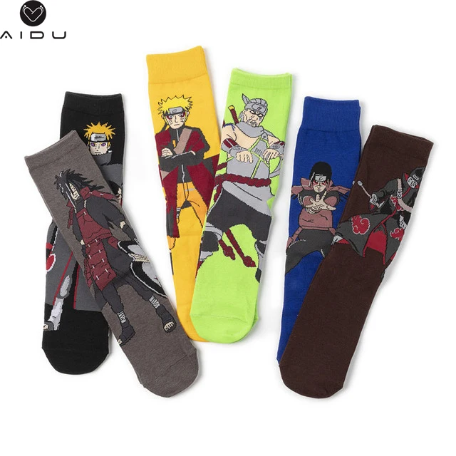 OEM factory manufacturing Anime sock Cartoon Character Funny Cartoon Socks For Men