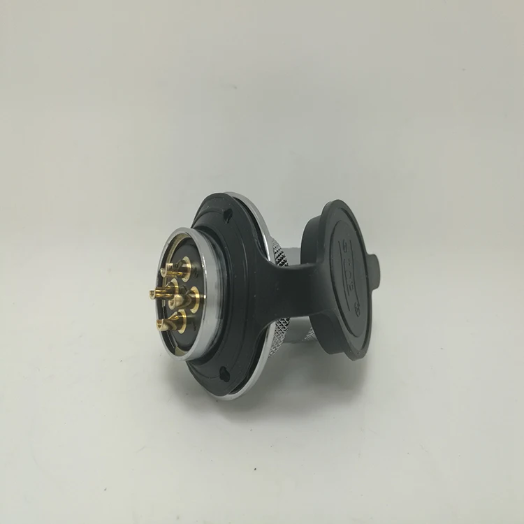 Sword insert low-frequency thread screw tightly copper silver-plated butt aviation plug socket