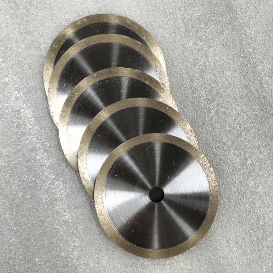 80*0.6*5*10mm  continuous rim  thin diamond blade to cut 2 mm thick Aluminum Oxide ceramic  porcelain tiles