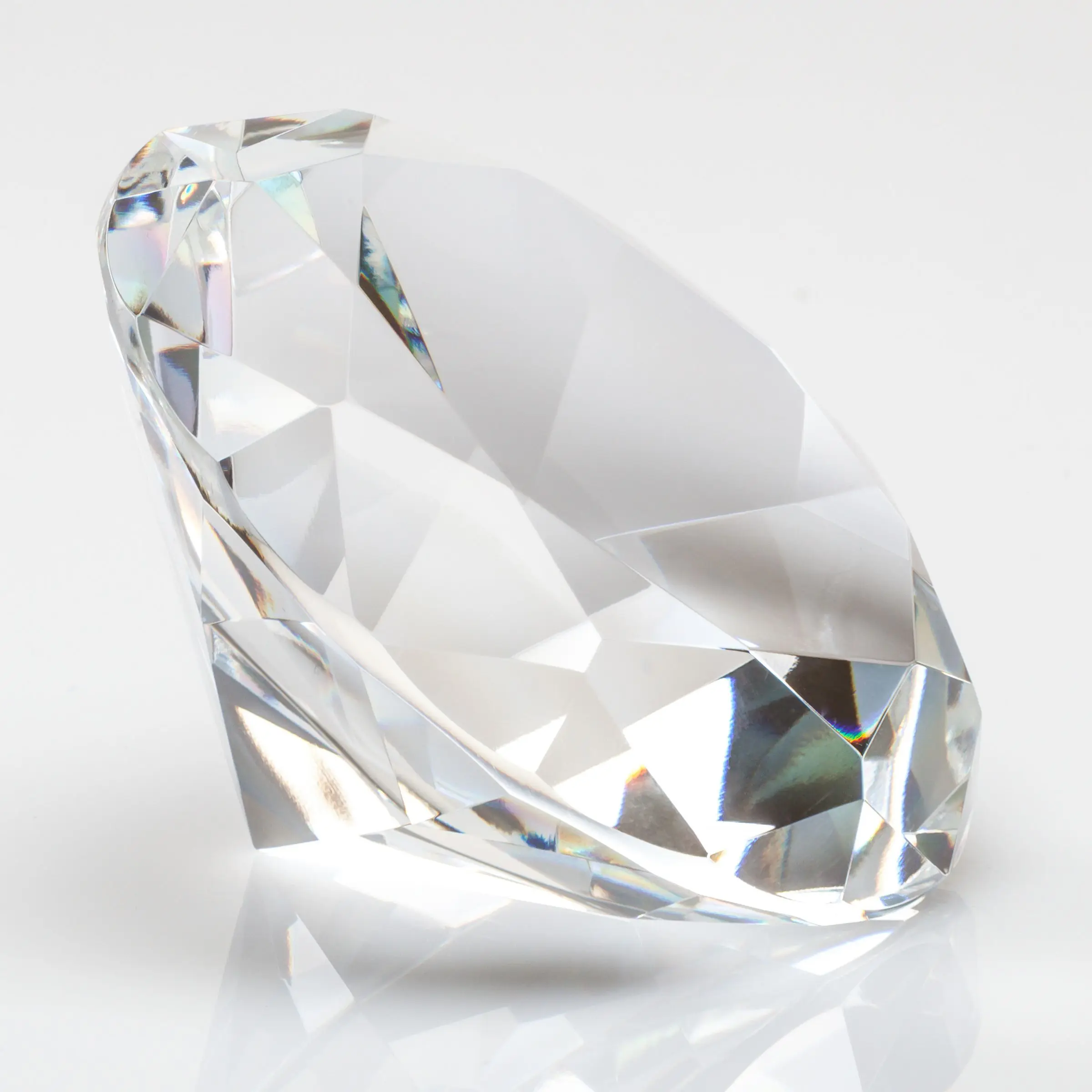 Transparent purple crystal wedding door gifts