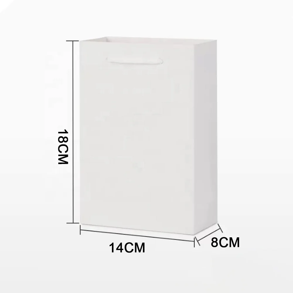 Promotional Gift Packaging Shopping Paper Bag Custom Logo Small Luxury Clothing Jewelry Tote Art Black White Kraft Paper Accept