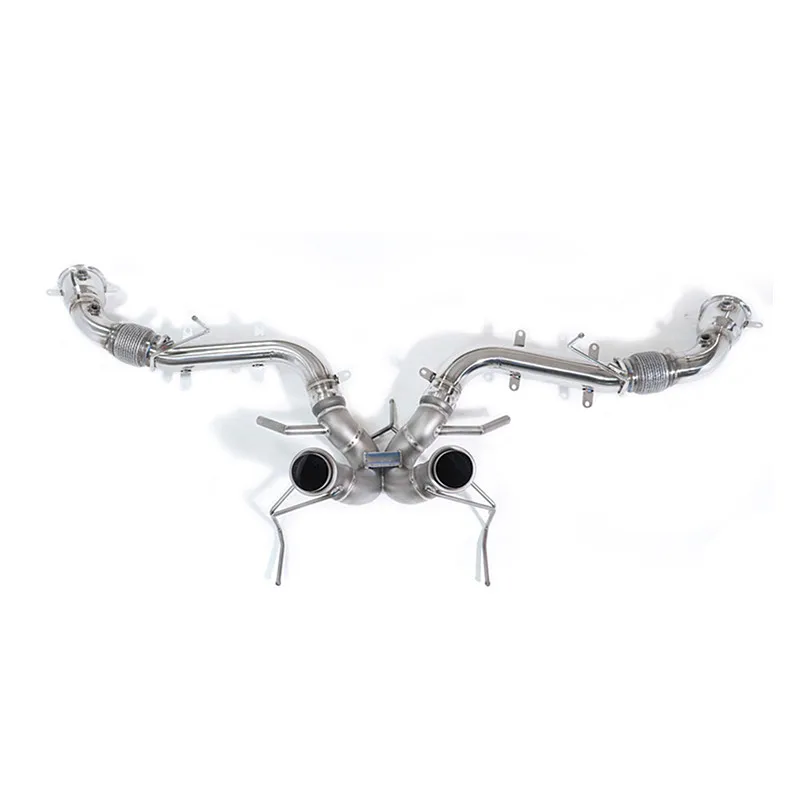 
MAXDO High Performance Titanium Car Muffler Exhaust System Exhaust Tips For McLaren 600LT Exhaust Catback Electronic Valvetronic 