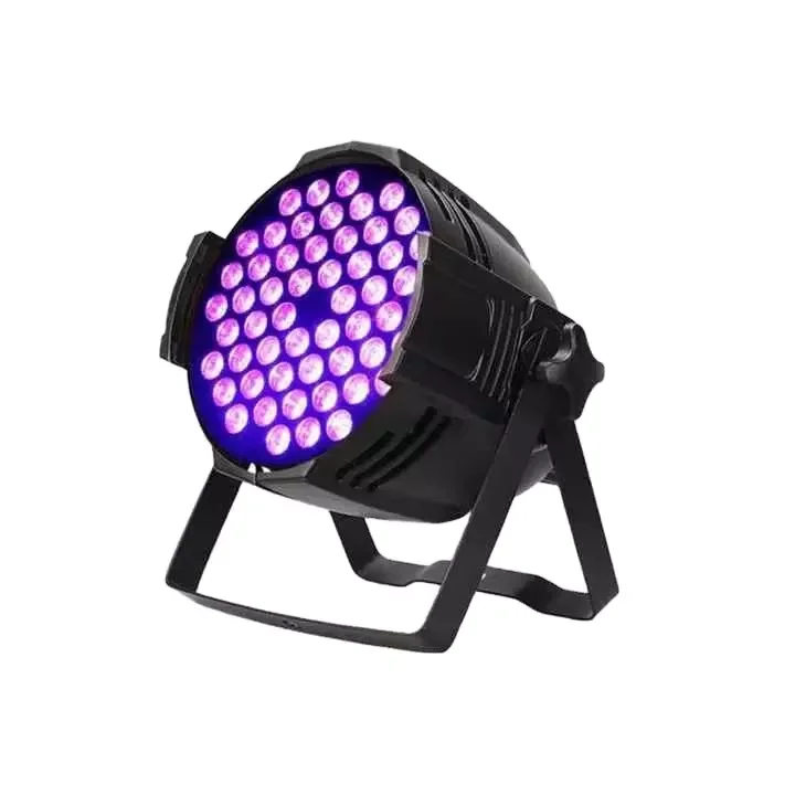 High Quality 54*3W UV Light Led Par Lights Auto/Sound/DMX Control Disco Lighting for Wedding Party