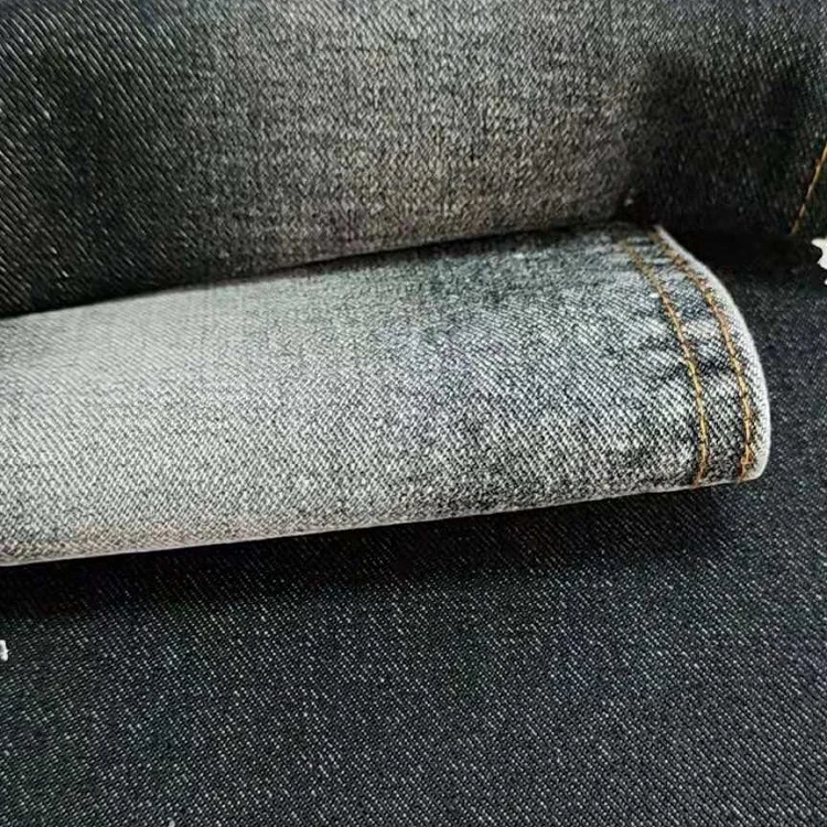 
New designs 51.6% cotton 28.3% polyester 20.1% Recycled fiber stretch denim fabric material 