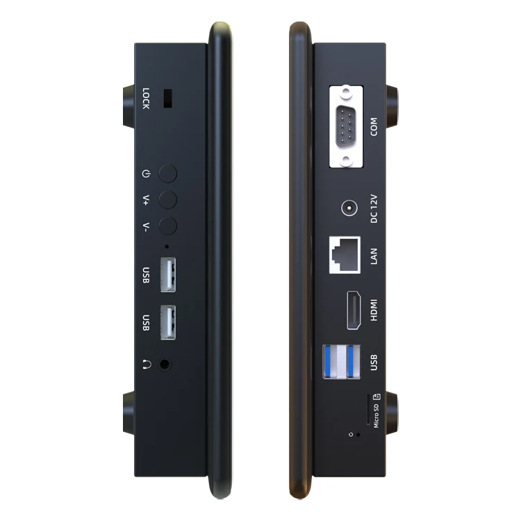 11.6 inch tablet pc fanless computer Windows touch screen all in one mini embedded industrial panel pc