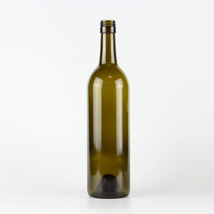 
750ml flint ROPP wine glass bottle 
