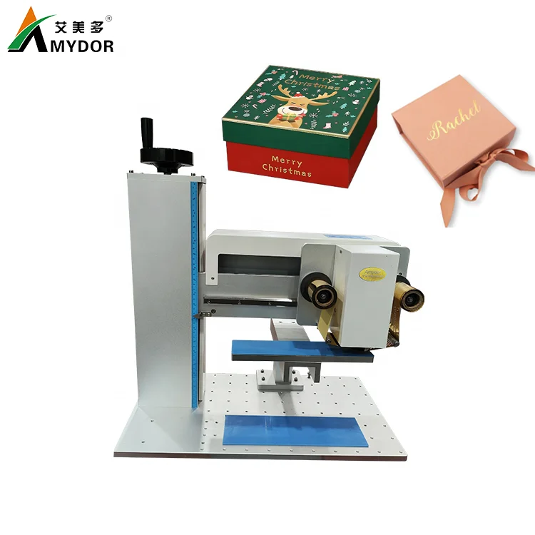 8025D Digital Gift Food Packaging Paper Box Bags Hot Stamping Machine for Candy Chocolate Box