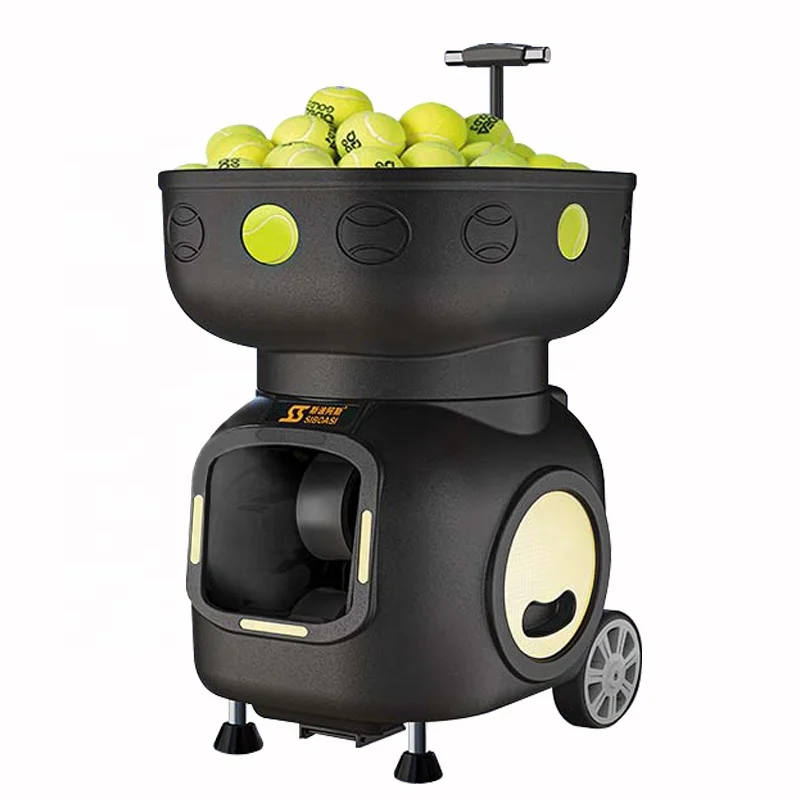 Siboasi 2024 New Launched Automatic Tennis Training Shooting Ball Machine App And Remote Control With Telescopic Rod