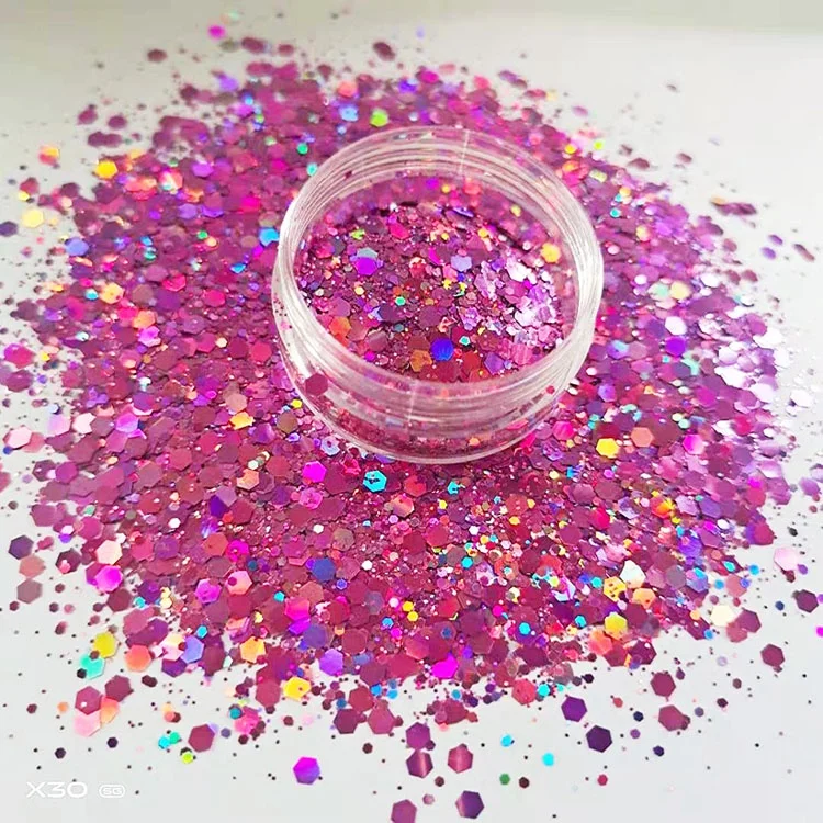 Wholesale Polyester Bulk Craft chunky glitter