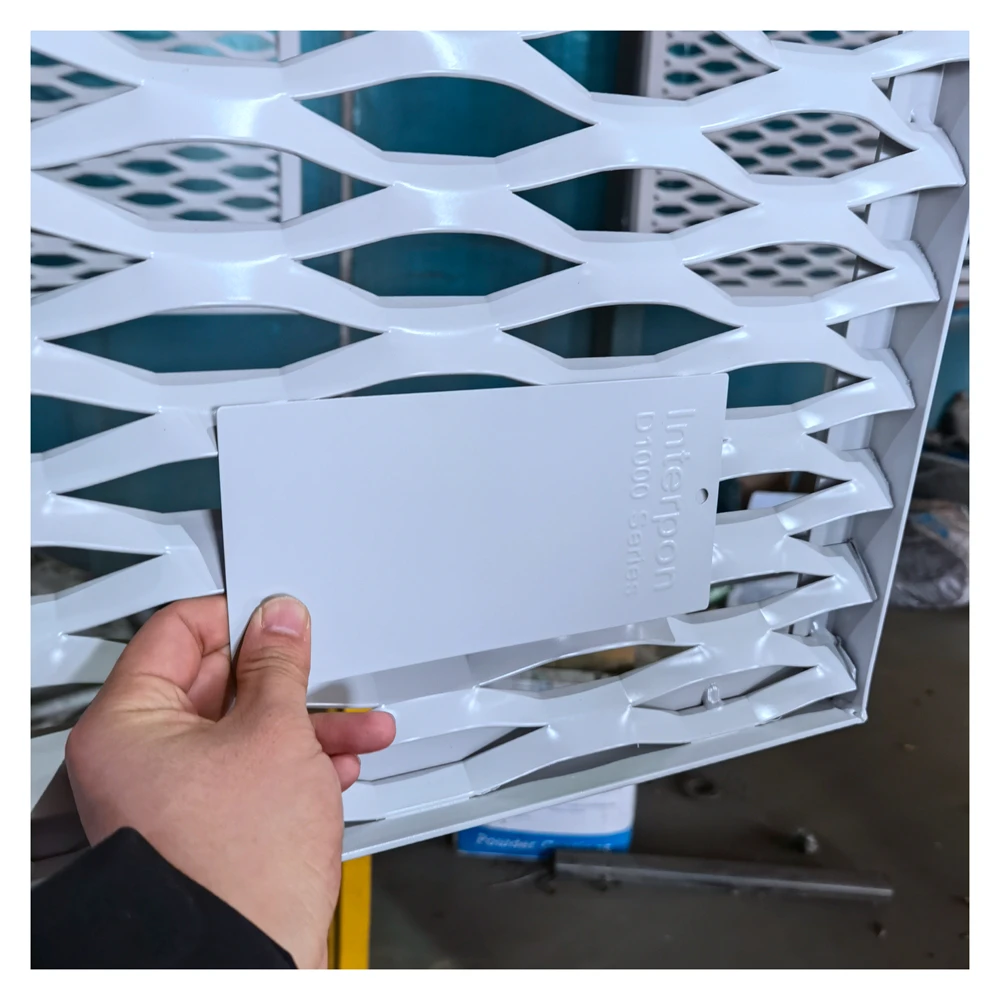 Akzo Nobel coating Aluminum Expanded Mesh Screen Mesh Aluminum Expanded Mesh cladding