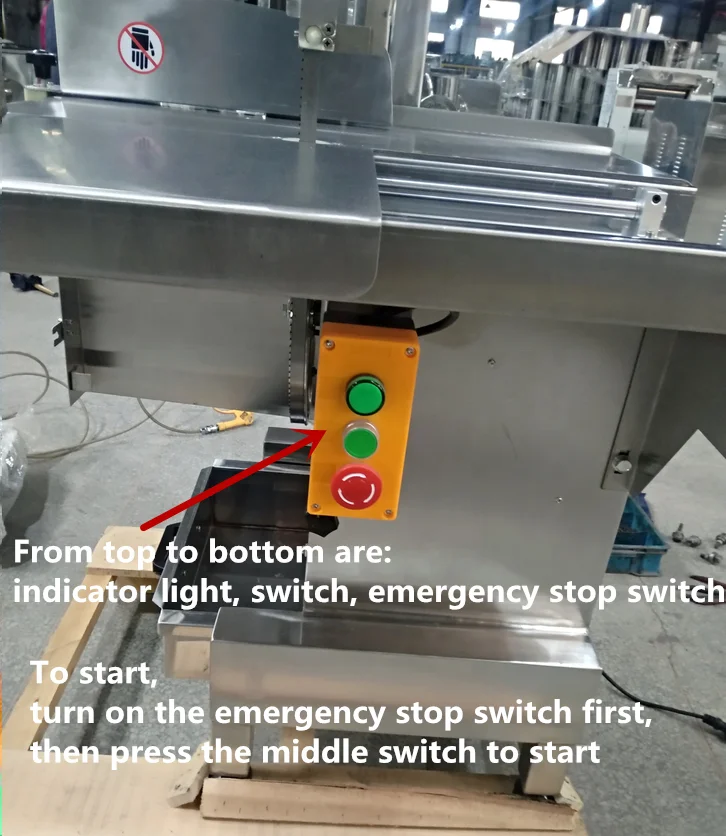 Meat cutter pig bone saw machine Automatic Commercial Industrial Bone Cutter Meat Band Saw