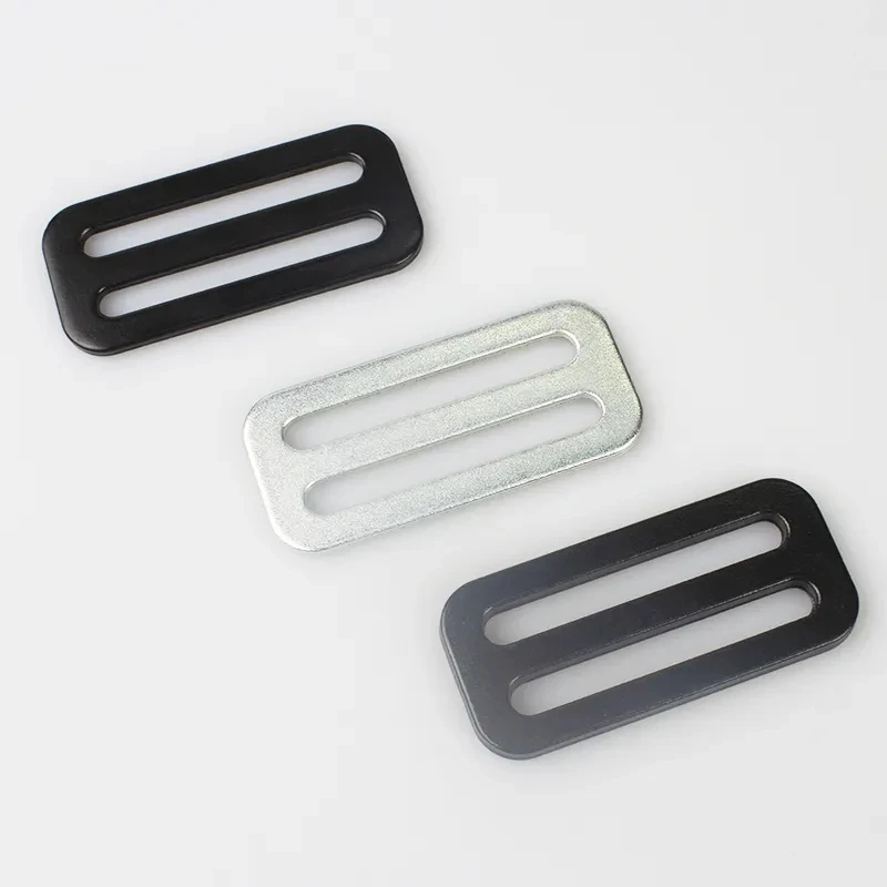 Jensan Hot Sale 50mm Quick Slide Buckle Black Sheet Steel Bag Accessories Webbing Accessories Quick Release
