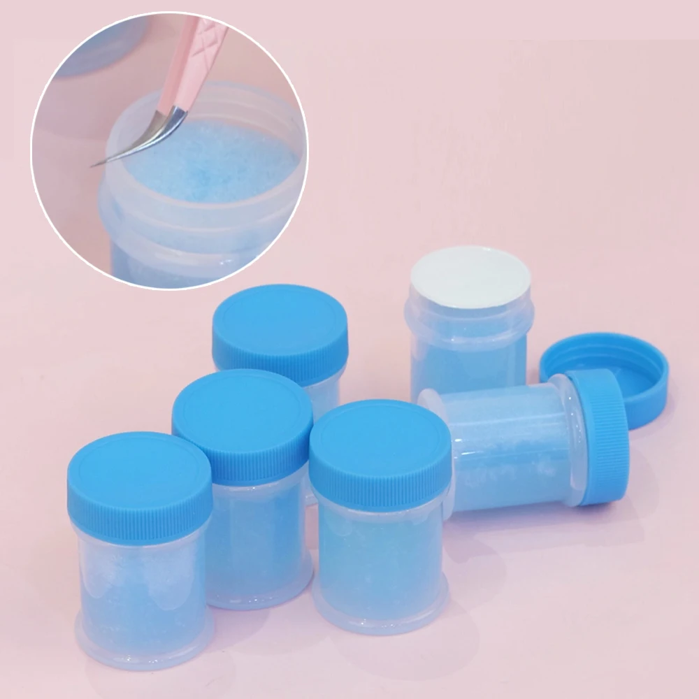 Wholesale Private Label Lash Tweezers Glue Cleanser Eyelash Tweezer Cleaner Balls Sponge Accessories Tweezer Cleaner