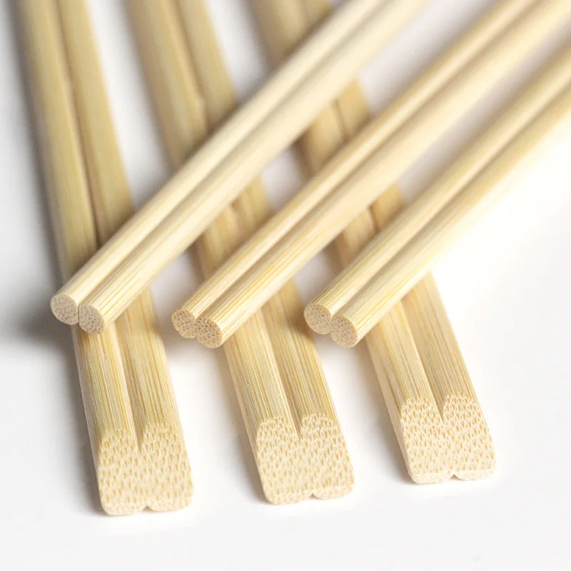Professional Export Japanese Korean Top- Grade Disposable Natural Bamboo Twins Tensoge Chopsticks