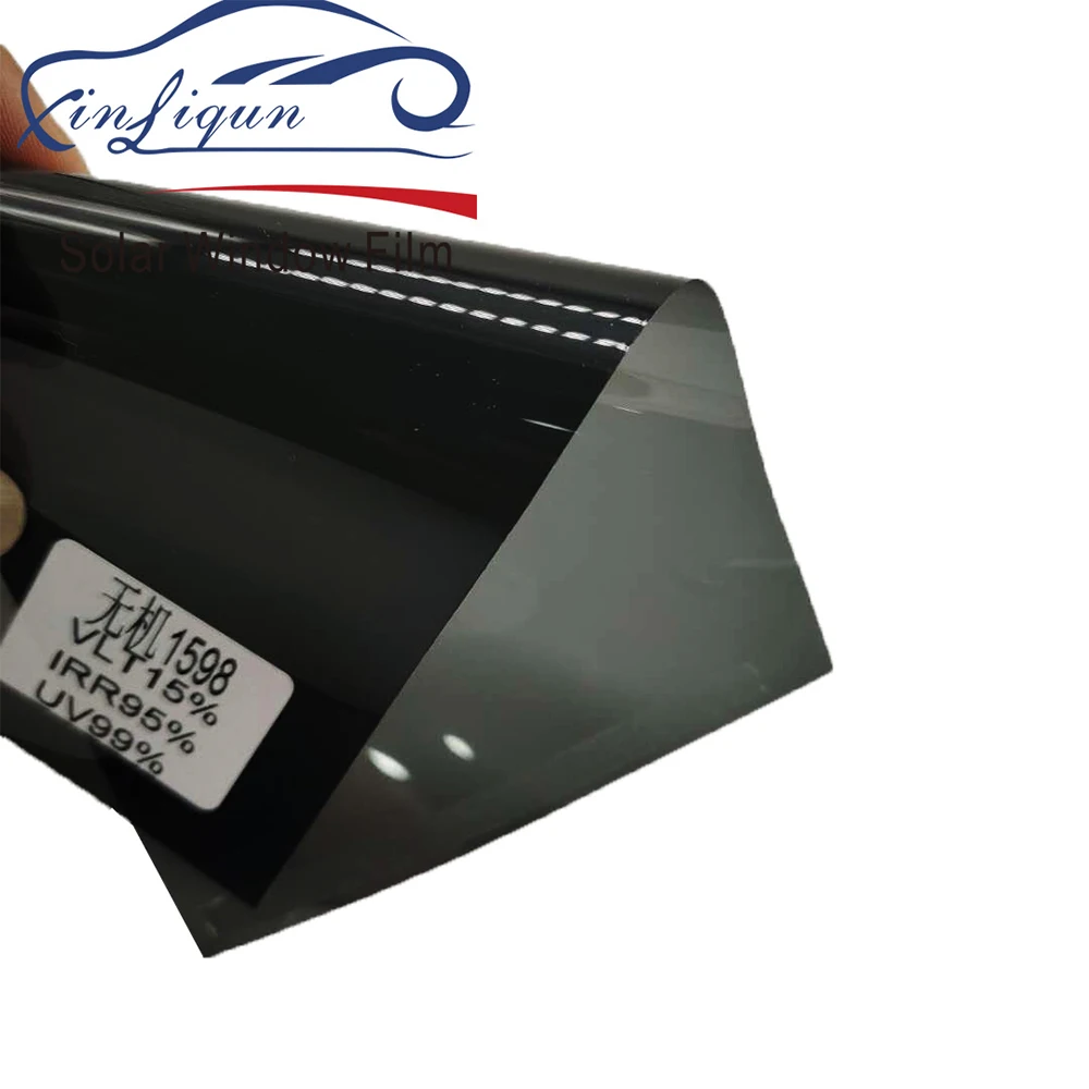 HD1595 shatter-proof effectively blocks UV rays solar control black nano ceramic car window film 3m for car