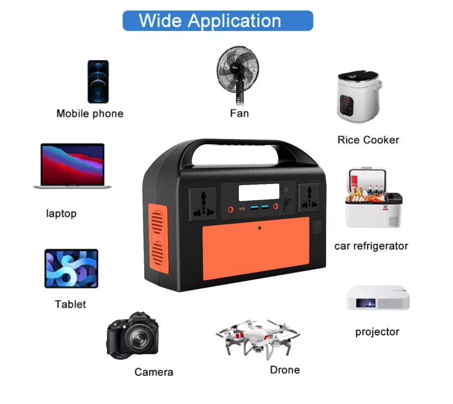 300w 300wh Outdoor Portable Power Station 110v 220v Usb Output High Capacity Energy Storage Power Supply