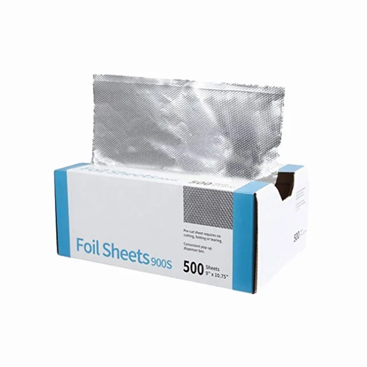 Hair Salon Pop Up Aluminum Foil Sheets Hairdressing