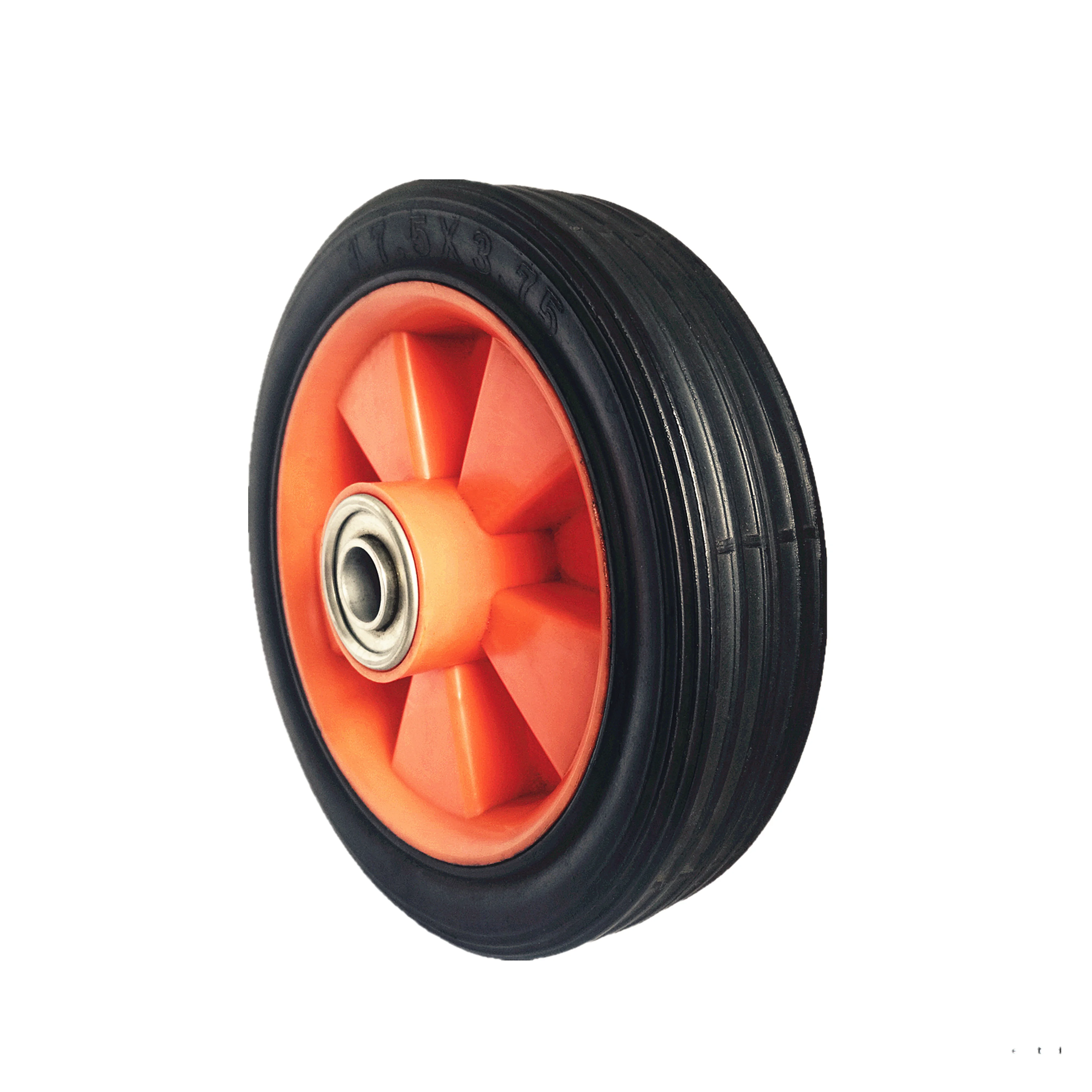 7 inch rubber caster wheel and polyethylene wheels
