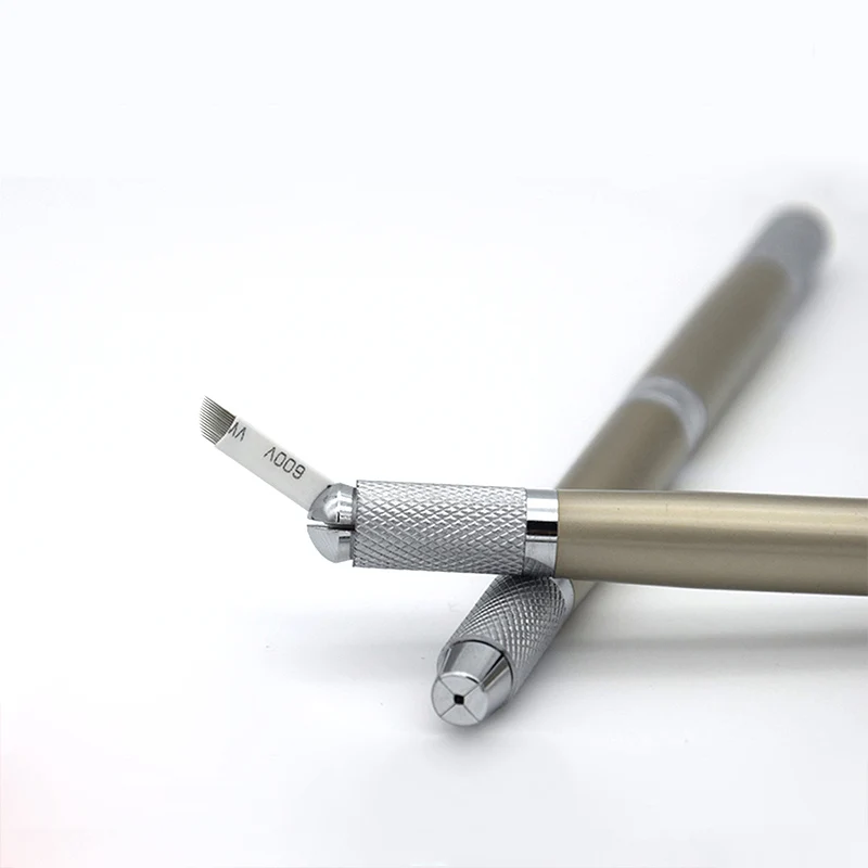 Disposable Microblading Blades Manual 0.25mm Micr Permanent Makeup Wholesale Lip Eyebrow Tattoo Needles