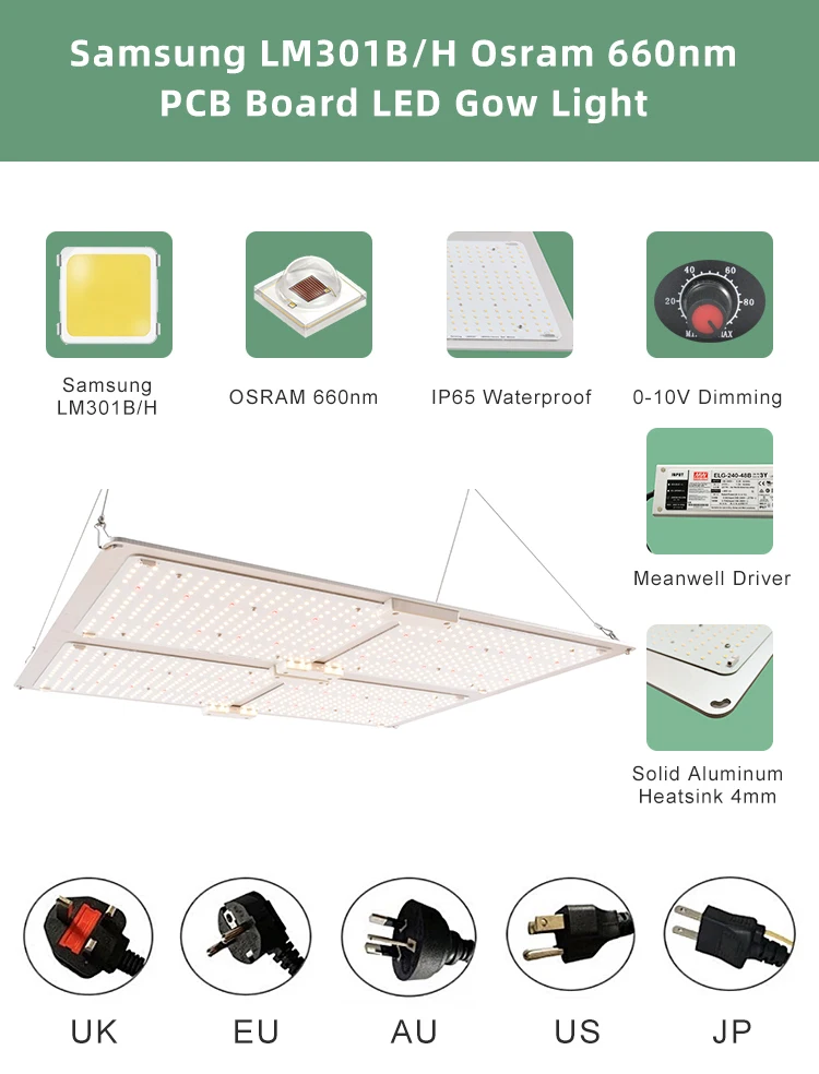 
480Watt growing led lamp China Greenhouse weeds grower led Hydroponic Full Spectrum LED Grow Light 