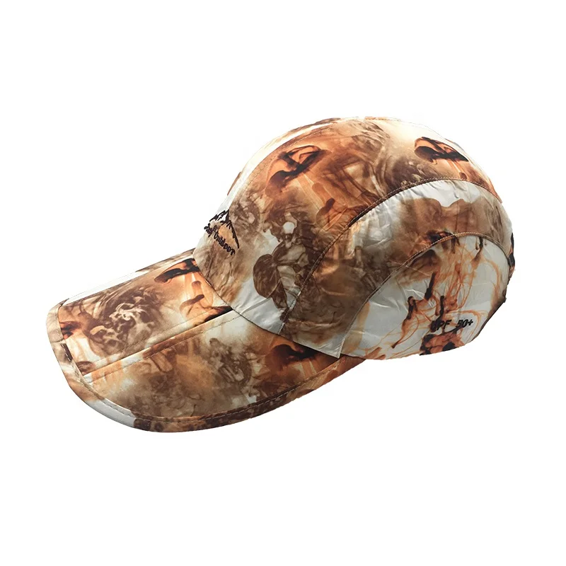 2020  Manufacturer hot selling foldable quick dry hat embroidered baseball cap