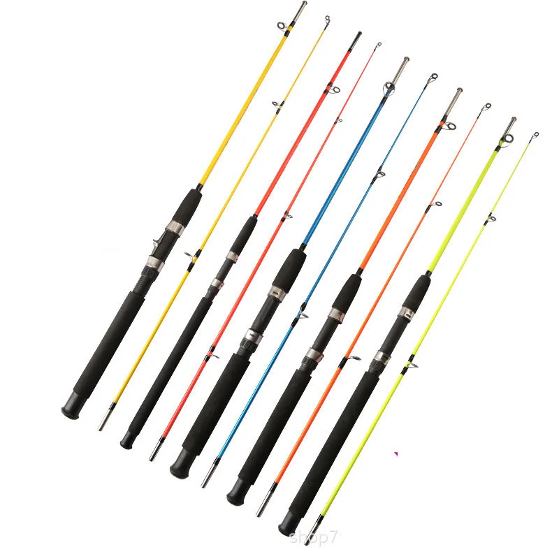 Jetshark 1.2m/1.35m/1.5m Multiple Colour Carbon Spinning/Casting Fishing Rod Baitcasting Rod