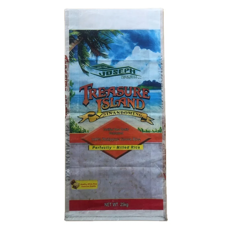 25kg 40kg 50kg Plastic pp Woven Bag White Brown Granulated Sugar Salt Rice Fertilizer Animal Feed Food Packaging Sack