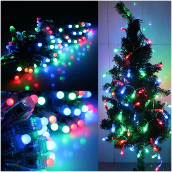 DC12V Ws2811 Водонепроницаемая светодиодная Пиксельная Rgb-гирлянда с цифровым