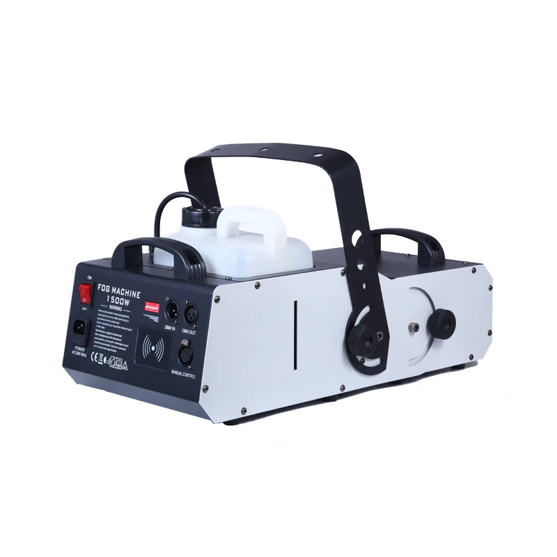 
DJ stage disco equipment 1500W angle adjustable remote control dmx smoke machine fog for club special effects for wedding 