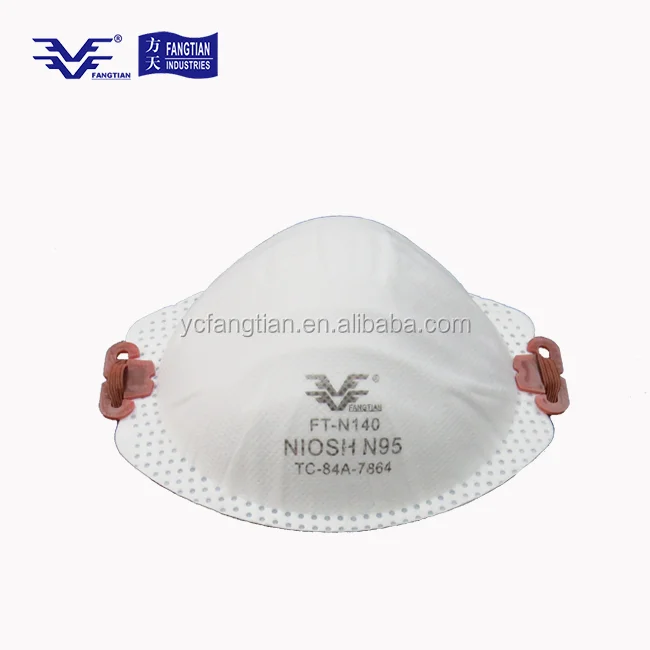 High quality nonwoven protective dust mask N95 respirator with adjustable earloop