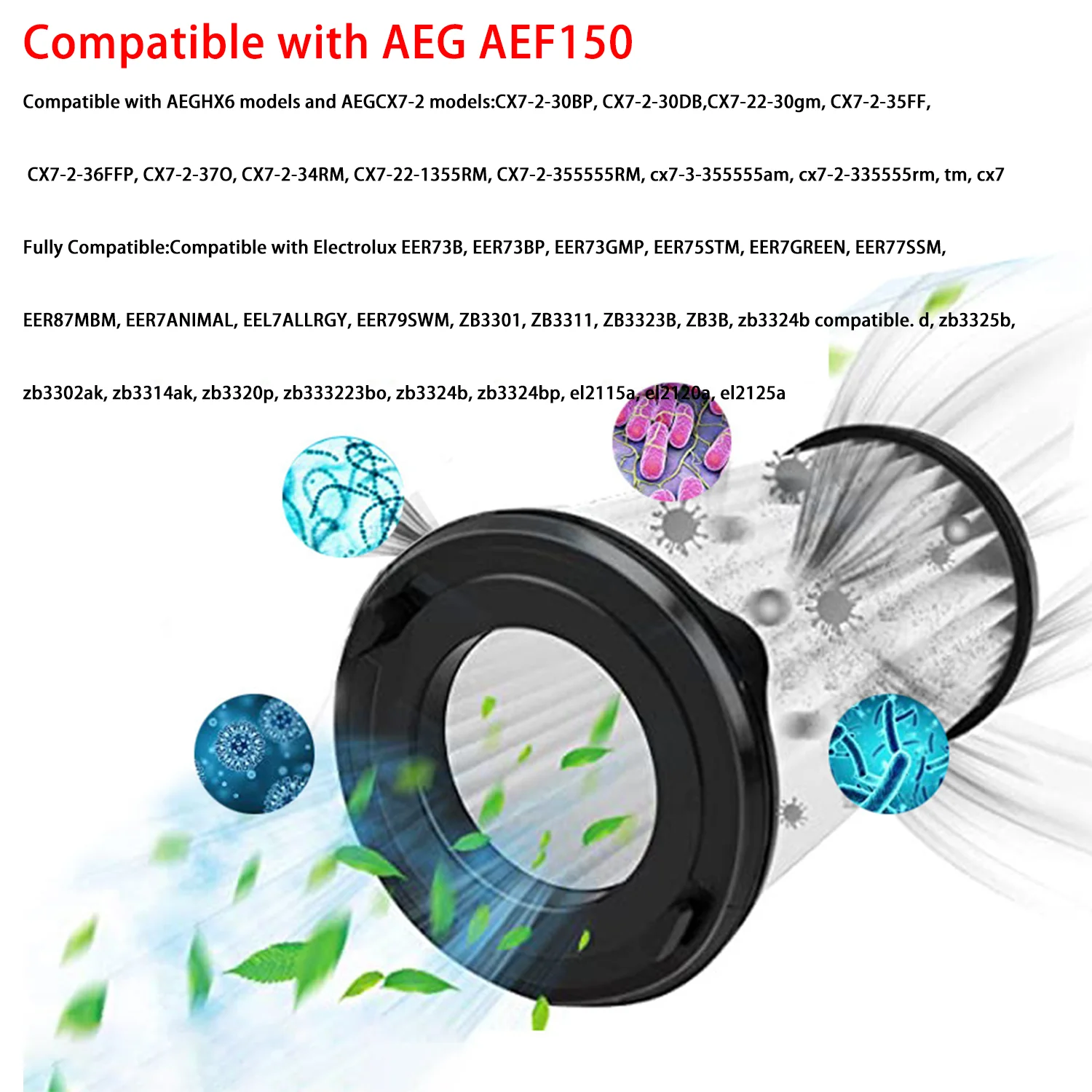 Electrolux AEG CX7-2T пылесос AEF150 Пылезащитный фильтр запасные части Аксессуары моющийся Сменный