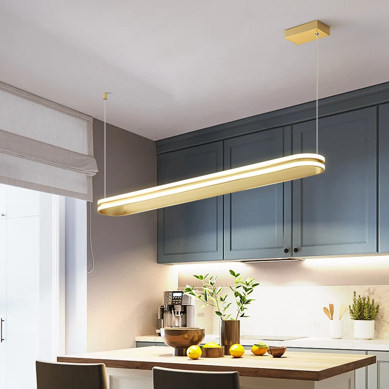 
Simple hanging decorative pendent lamp acrylic modern led chandelier 